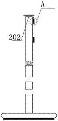 Guard bar device for power construction