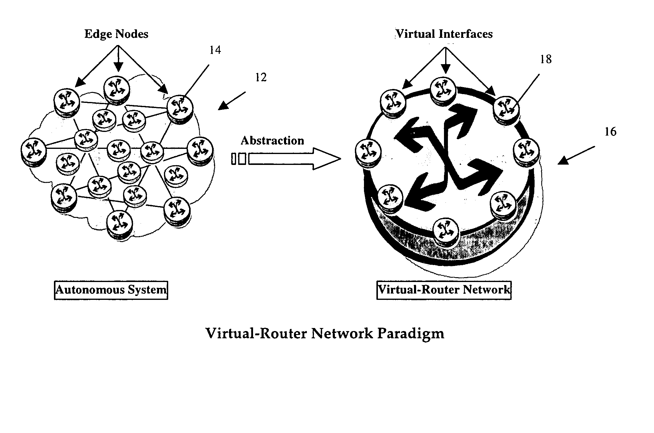 Distributed architecture for real-time flow measurement at the network domain level