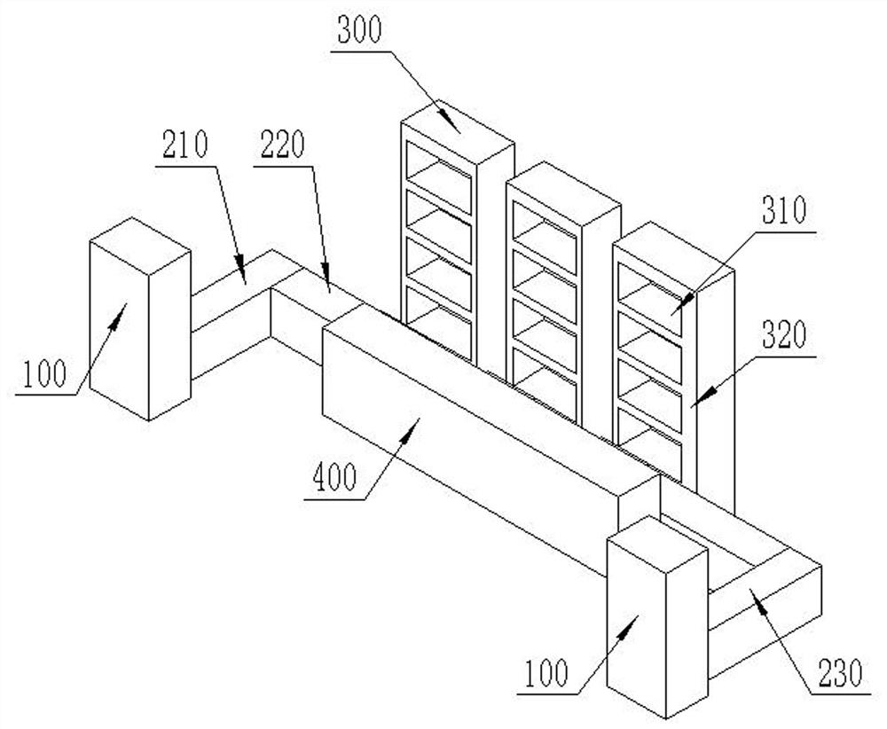 Automatic battery replacement type charging system