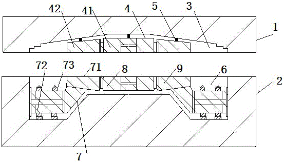 High-precision butterfly plate casting