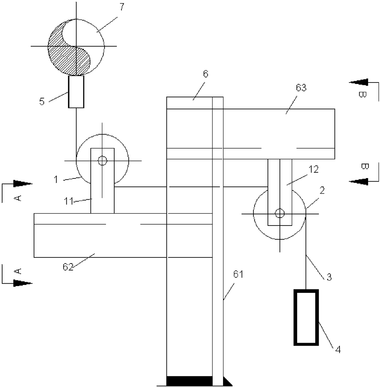 Constant force bracket device