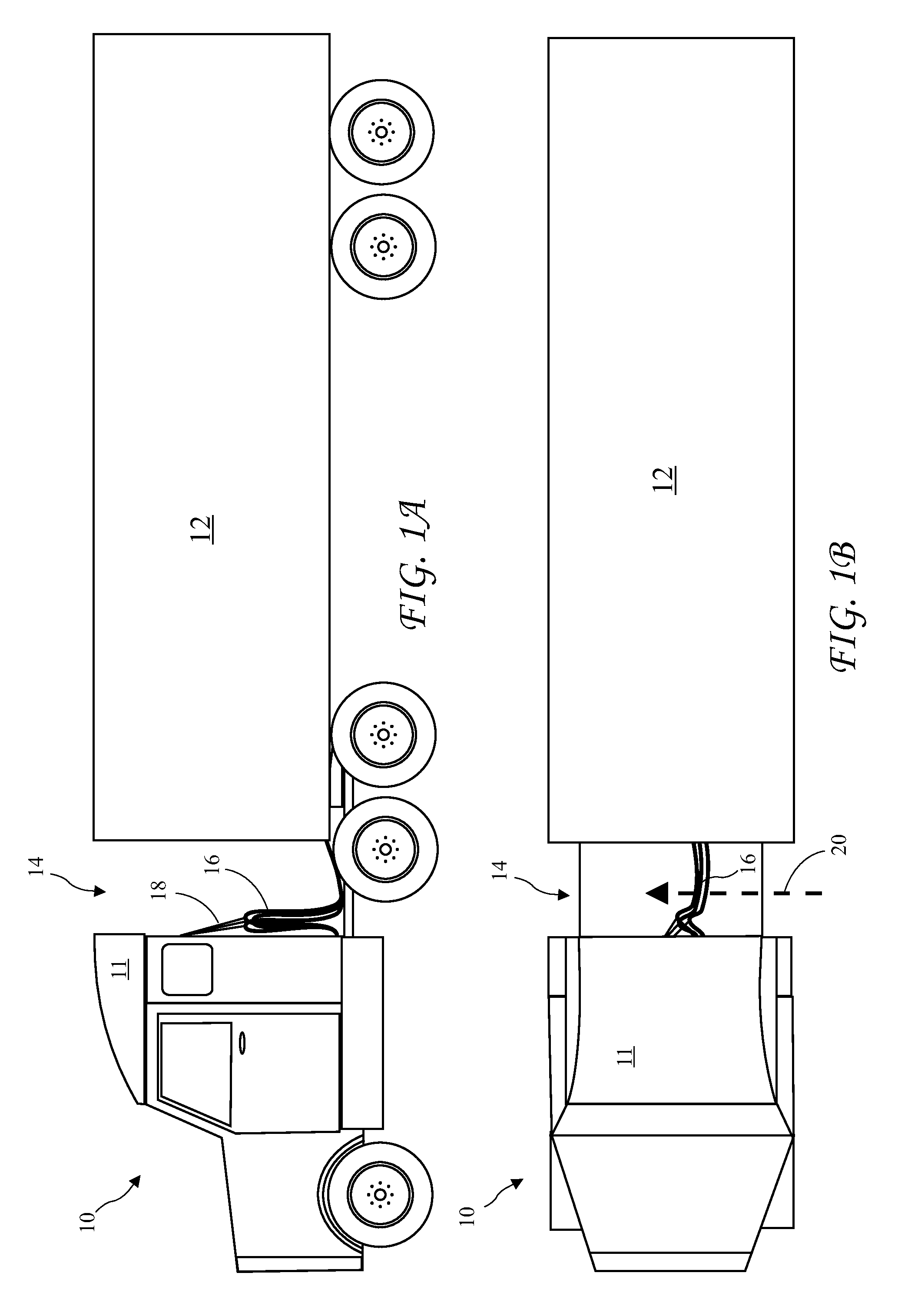 Tractor-Trailer Cross Wind Blocker