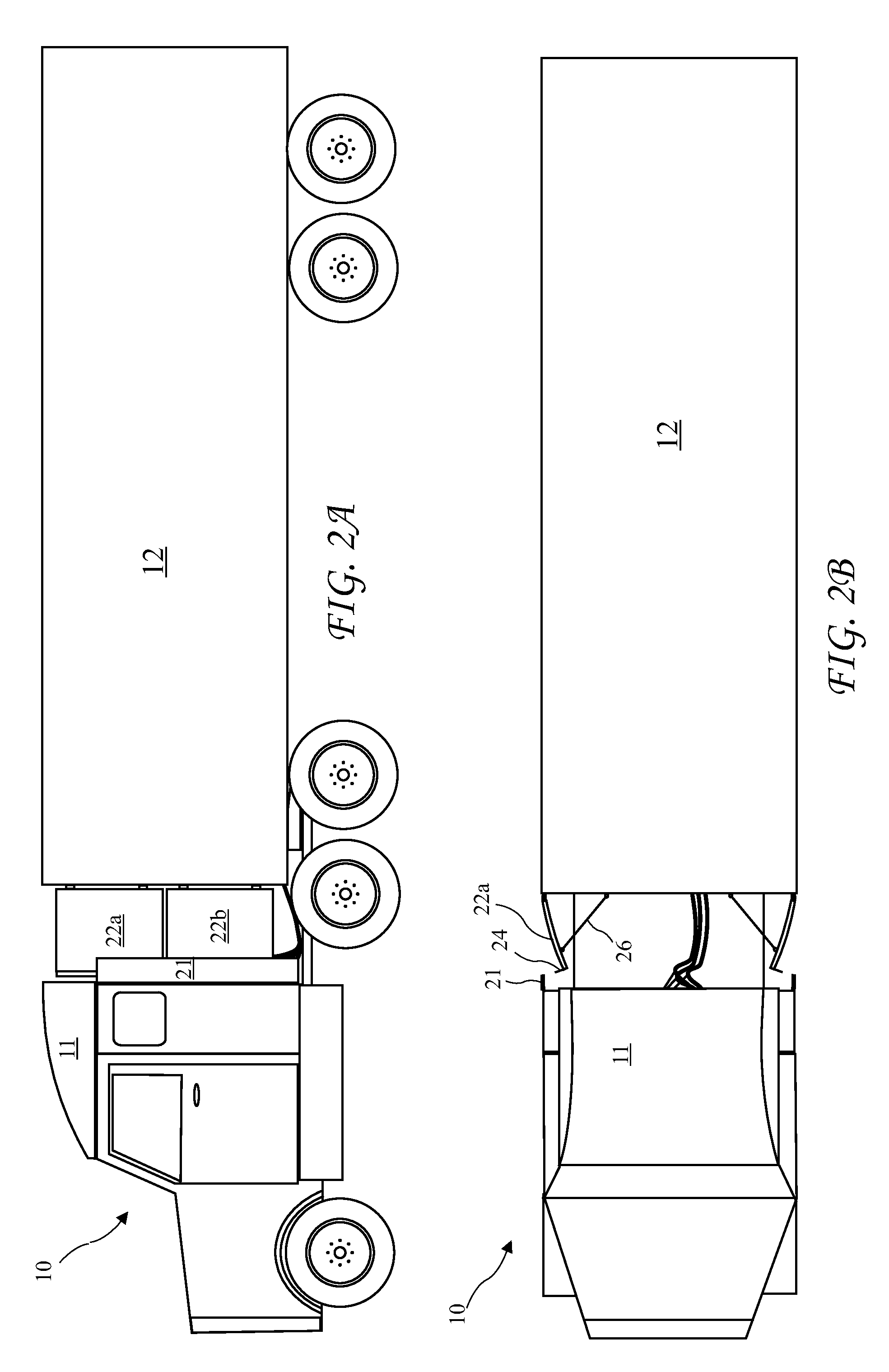 Tractor-Trailer Cross Wind Blocker