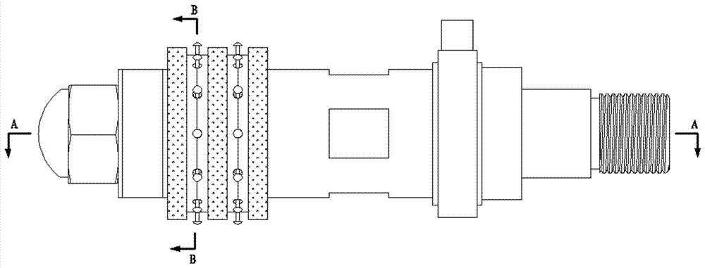 An internal grinding wheel and internal cooling system