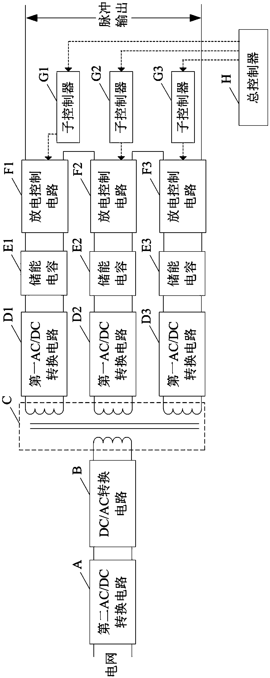 High-voltage pulse generator and communication method thereof