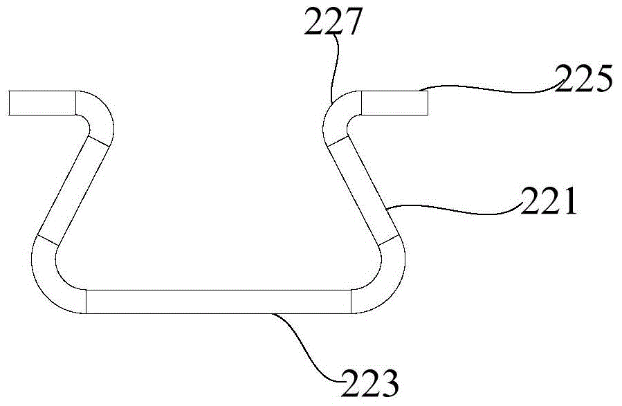 Handle structure of portable lamp and portable lamp