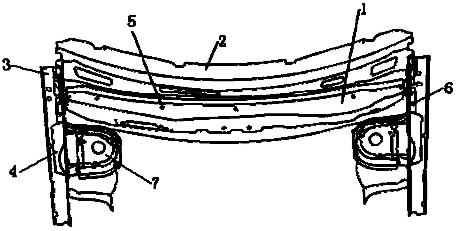 Automobile running water tank assembly, automobile front body structure and automobile