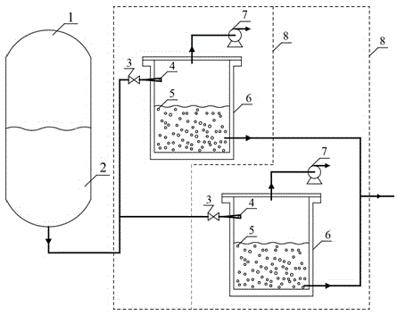 Nitrogen slurry preparation device and method combined with throttle valve and expander