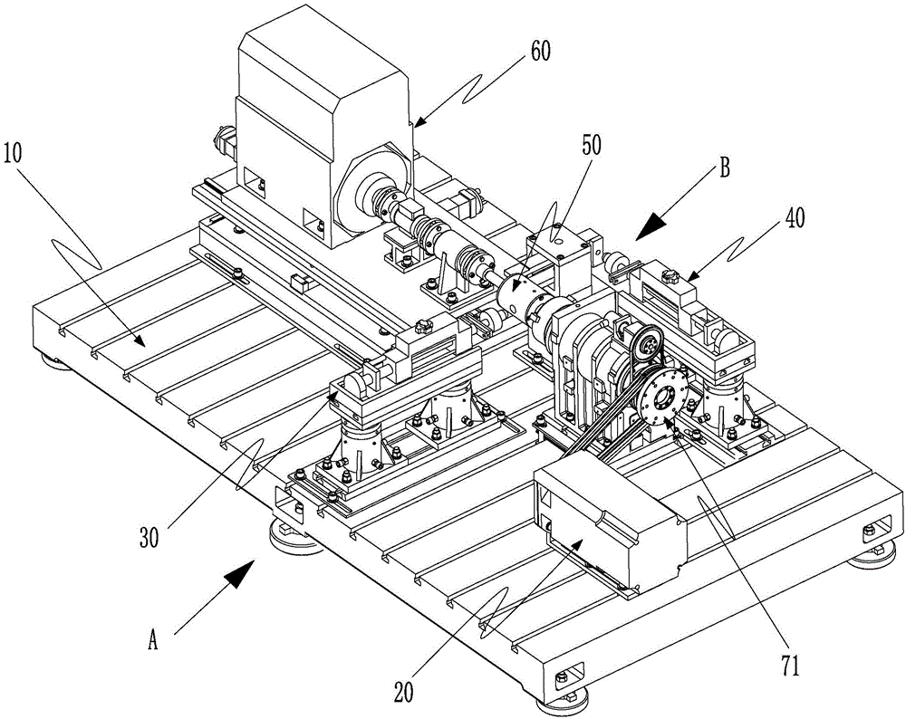 Reliability loading testing device and method for main shaft of numerically controlled lathe