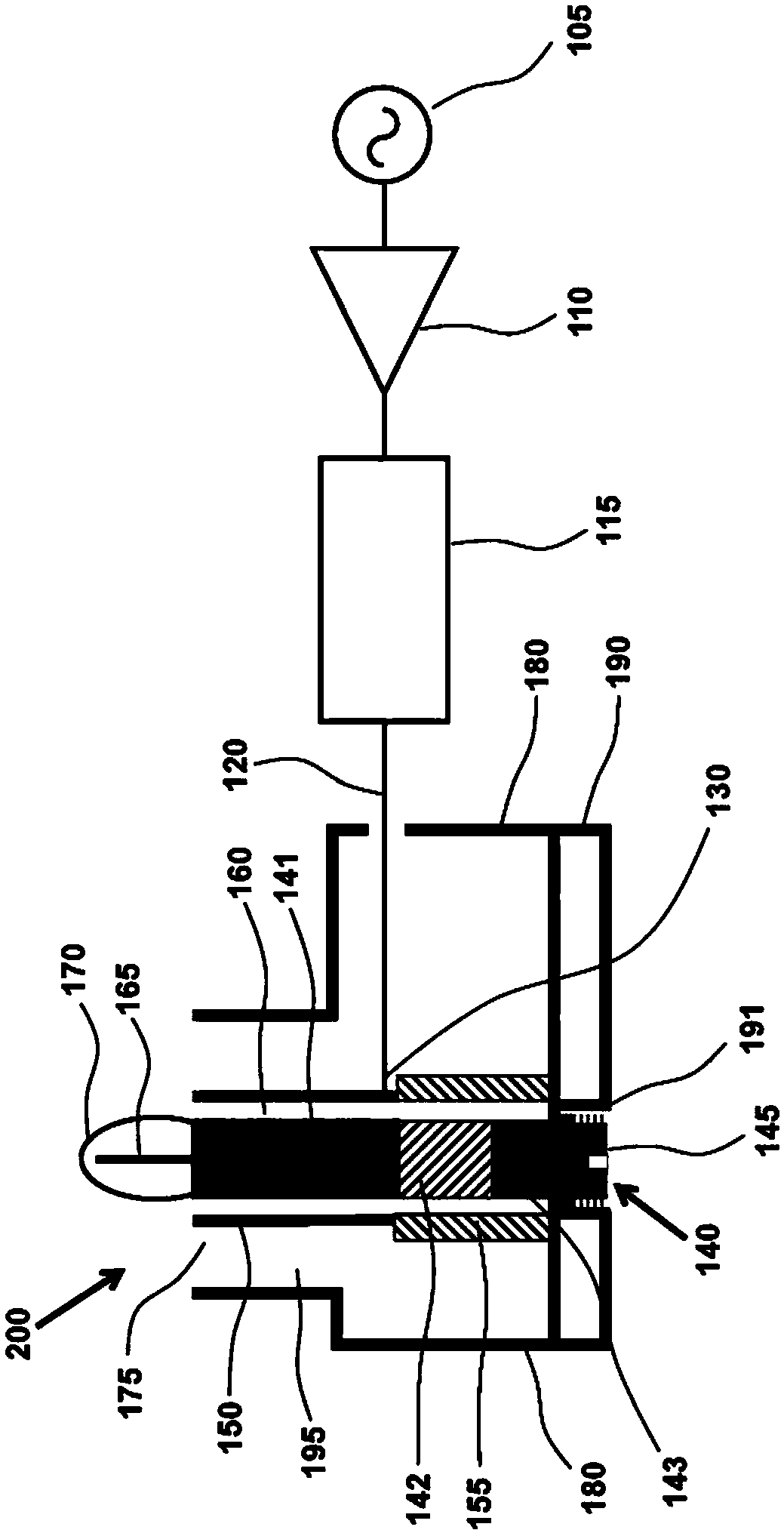 Electrodeless high intensity discharge lamp with wave-launcher