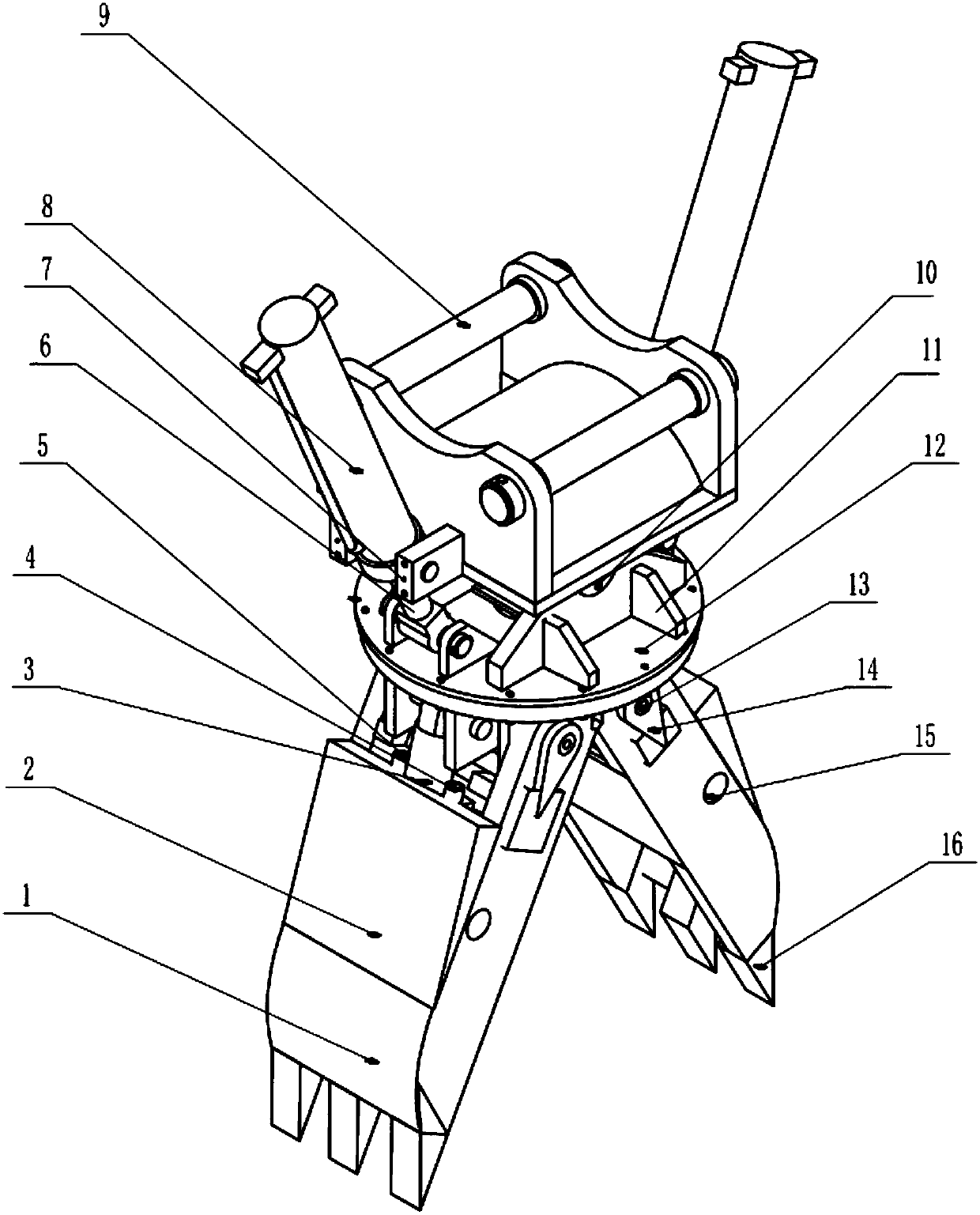 Railway sleeper single drawing and replacing machine