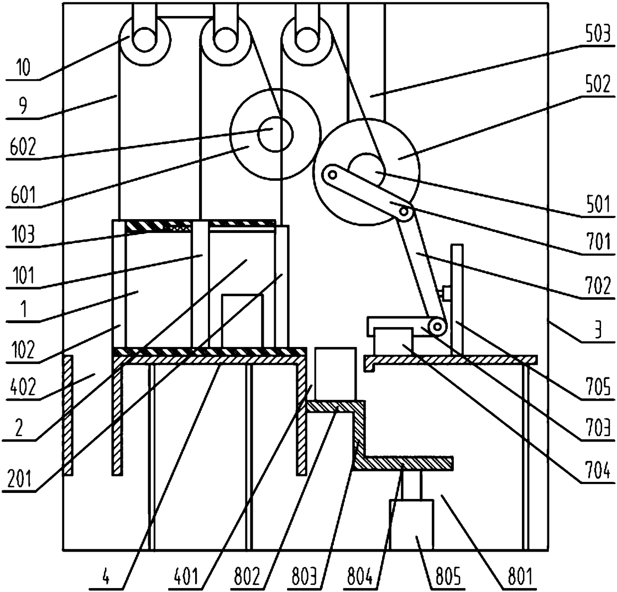 Automobile part automatic annealing device