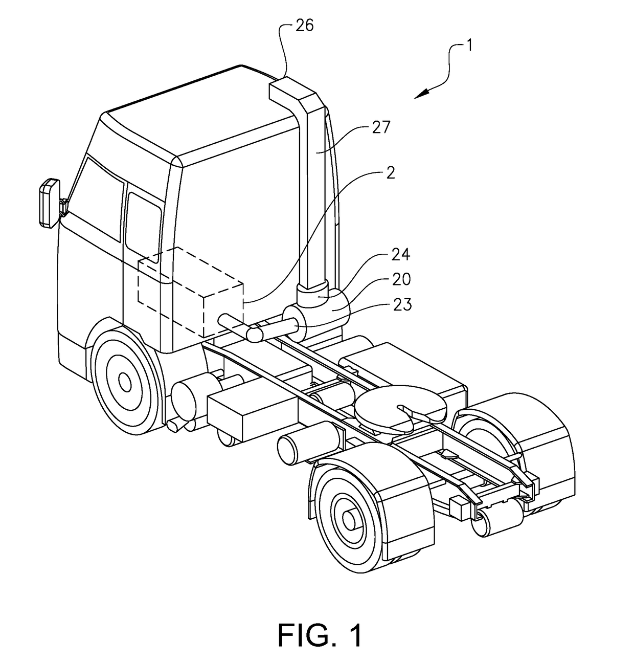 Filter element comprising two offset outlets in communication with filter inner space, as well| as corresponding housing