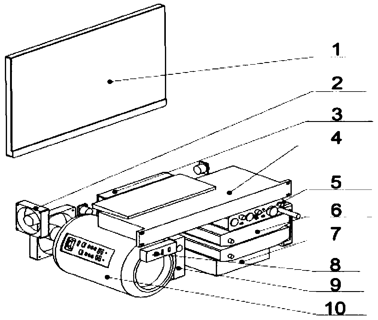 A digital film on-site audio and video signal making and processing integrated device and method