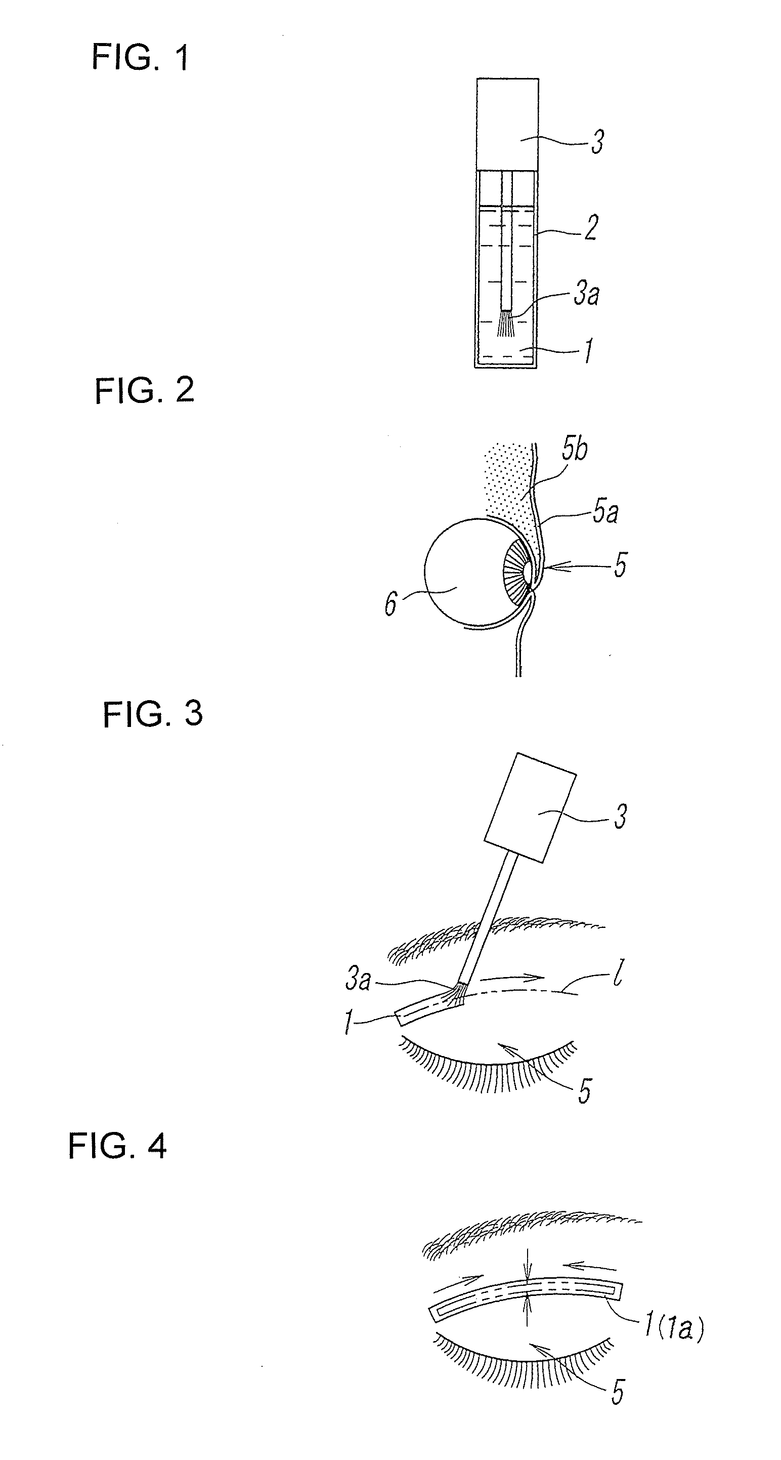 Solution for forming double eyelid and method for forming double eyelid using same