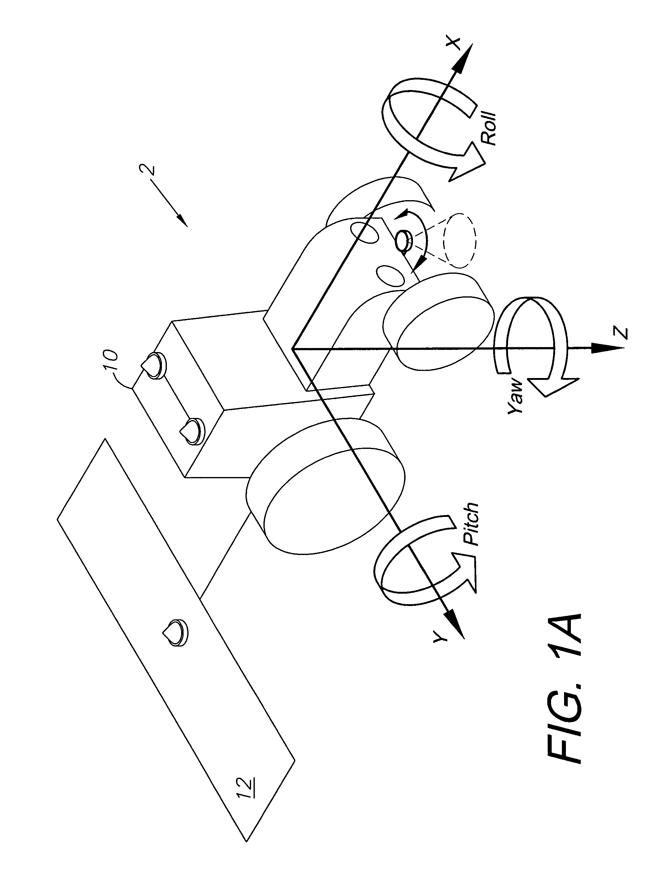 Optical tracking vehicle control system and method