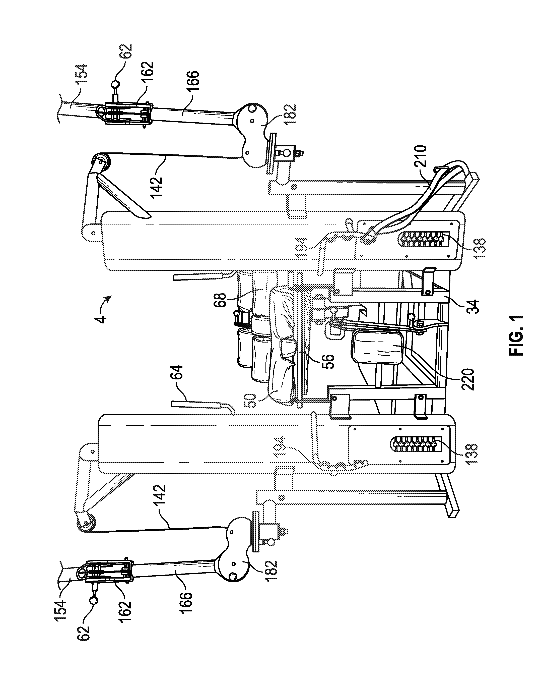 Unsupported pelvic/spine exercise system and method