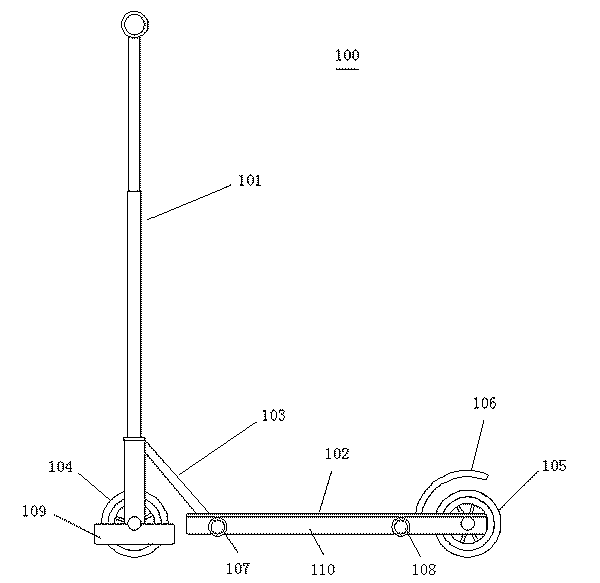 Dual-mode scooter and scooter track traffic system