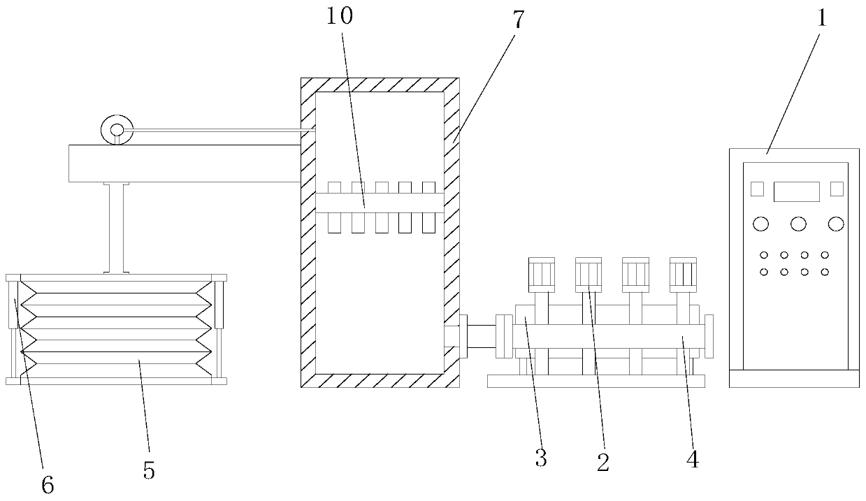 Variable-frequency constant-pressure water supply assembly