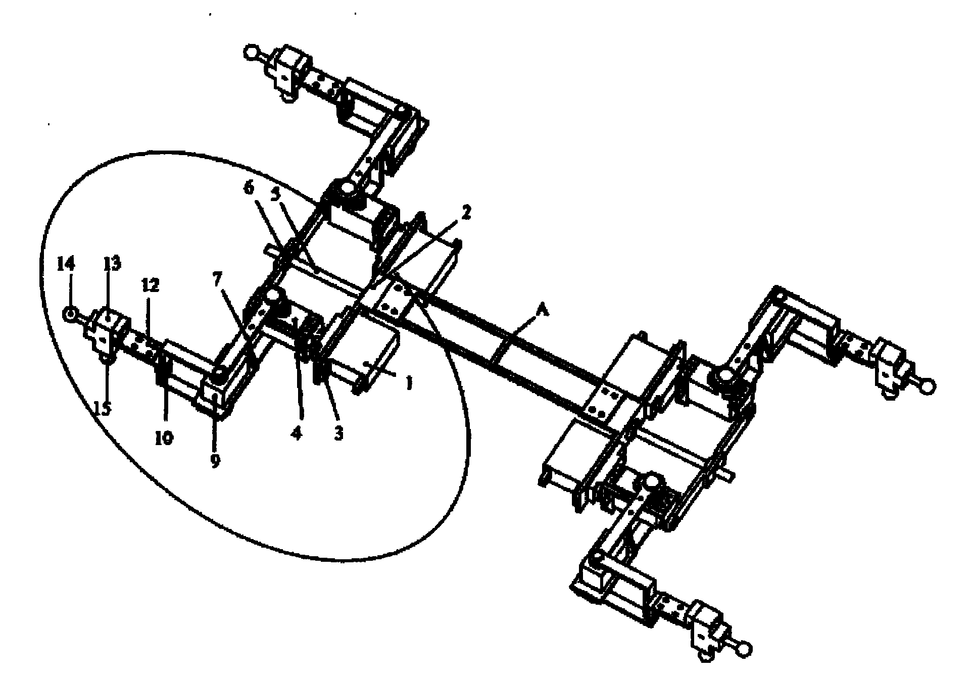 Variable-structure quadruped robot structure interconverting creeping motion and vertical motion