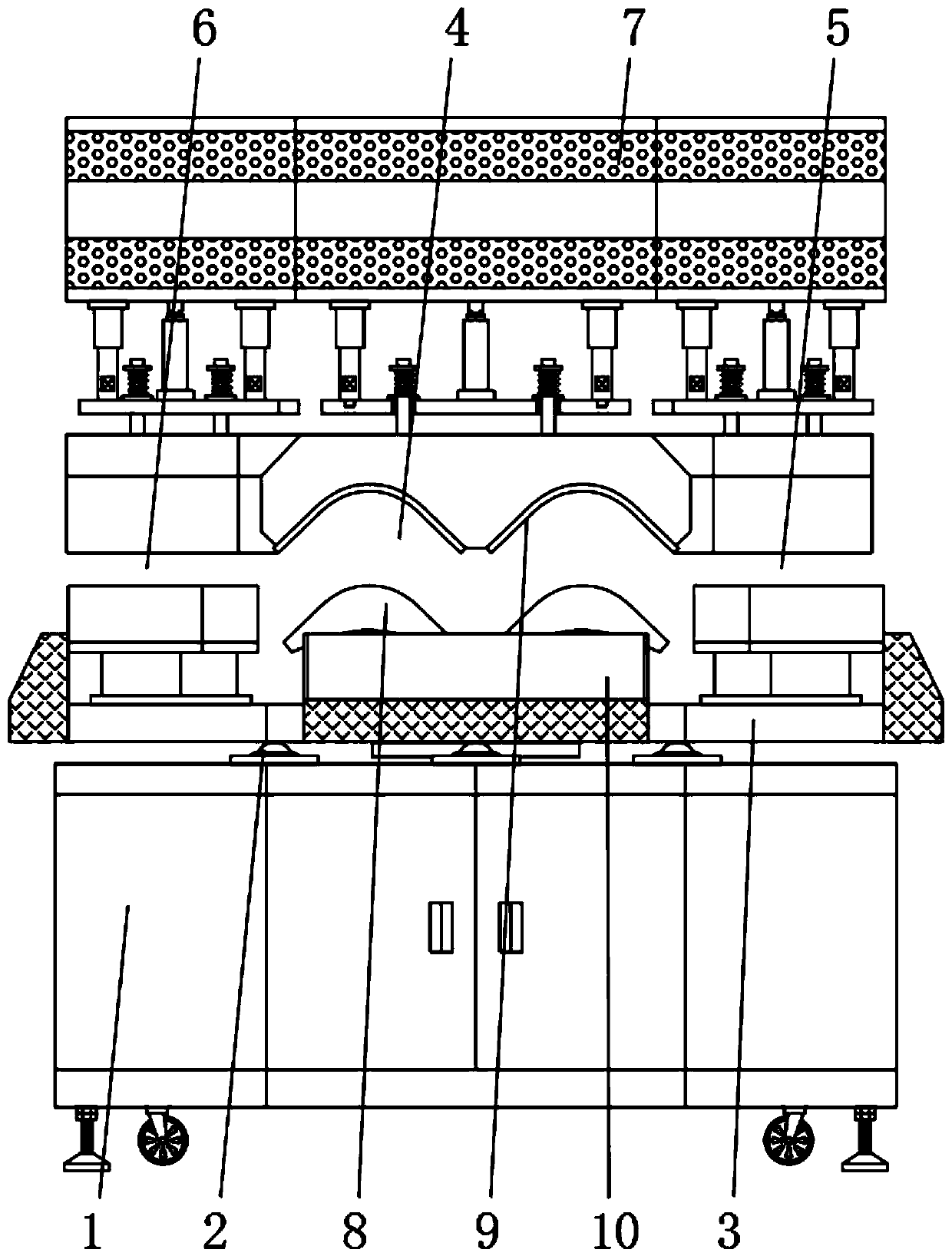 Novel efficient cuff ironing press