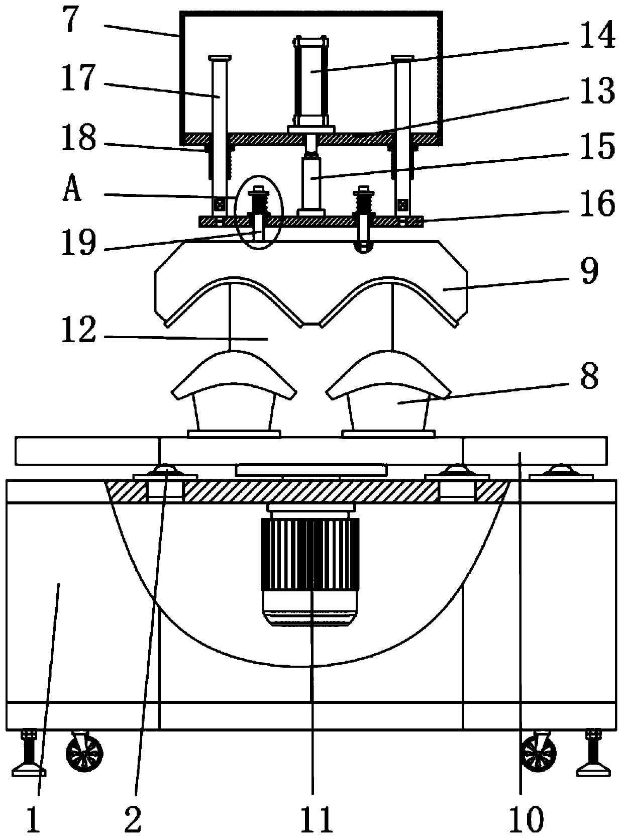 Novel efficient cuff ironing press