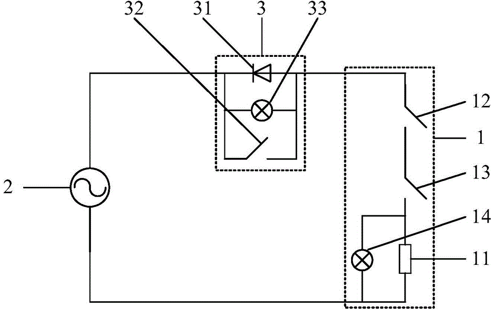 Electric heating kettle power control circuit, method and system and electric heating kettle