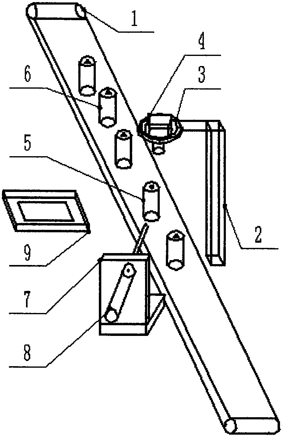 Machine vision shape sorting device