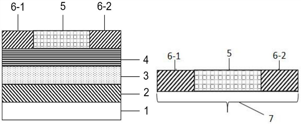 X-ray detector based on field effect transistor structure and preparation method thereof