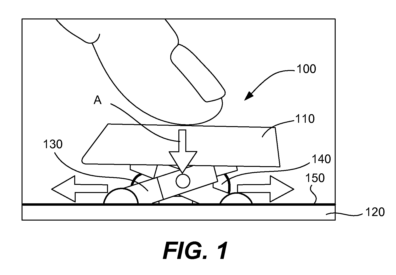 Narrow key switch