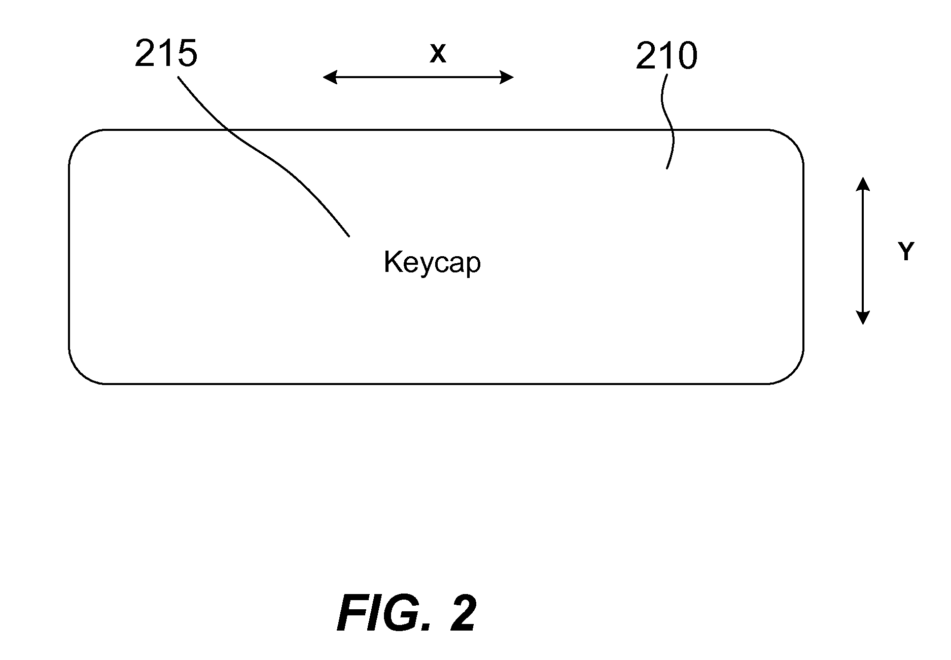 Narrow key switch