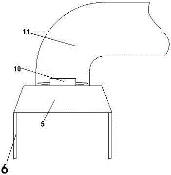 Exhaust gas protection and collection system for injection molding machine