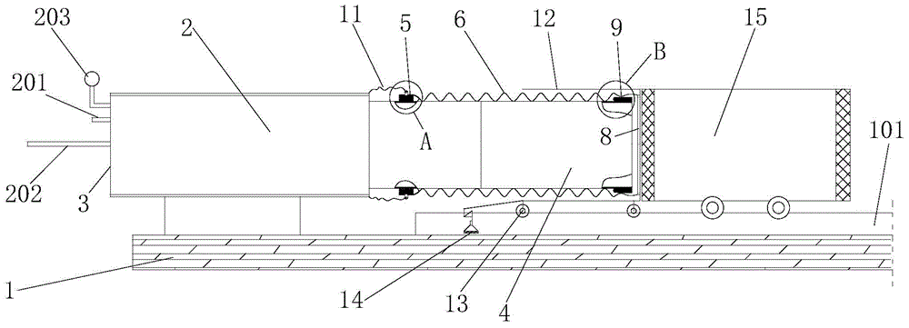 Acceleration system for high-speed train crash test