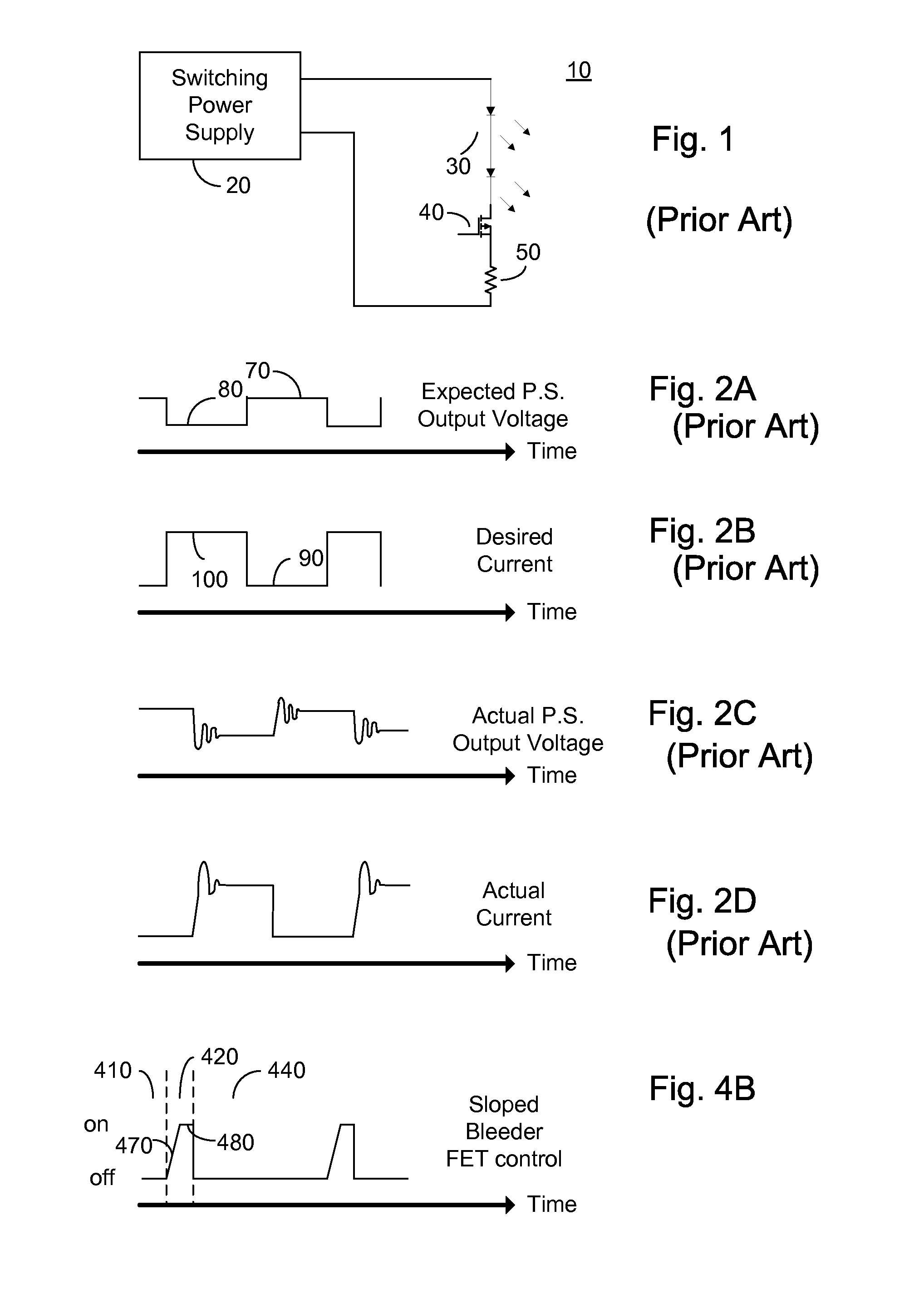 Controlled bleeder for power supply