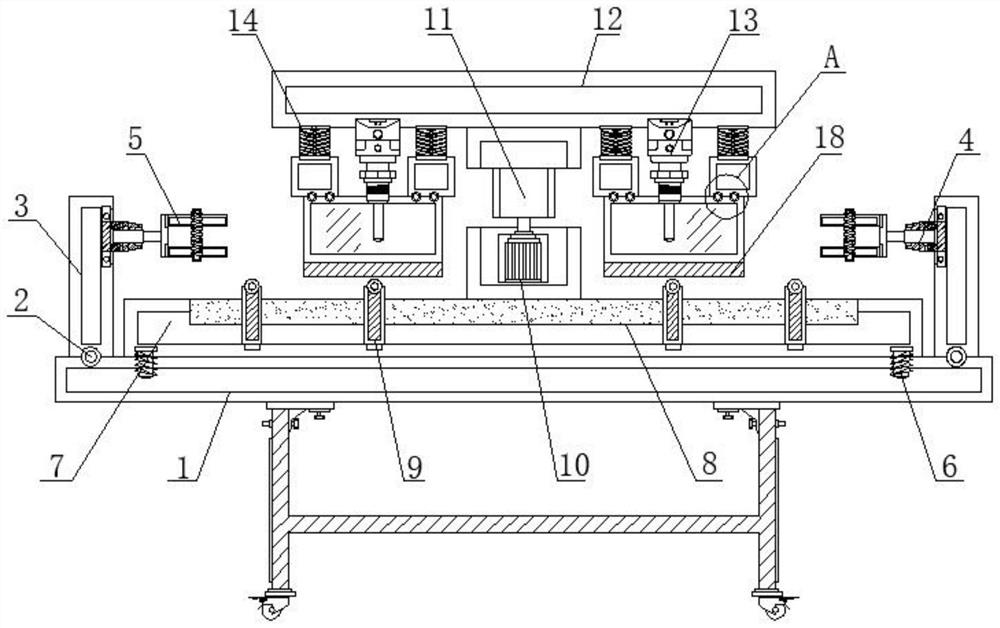 Crane cabin frame welding tool