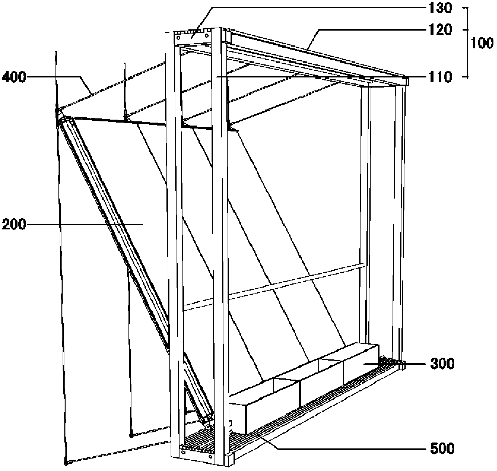 Novel vertical greening device