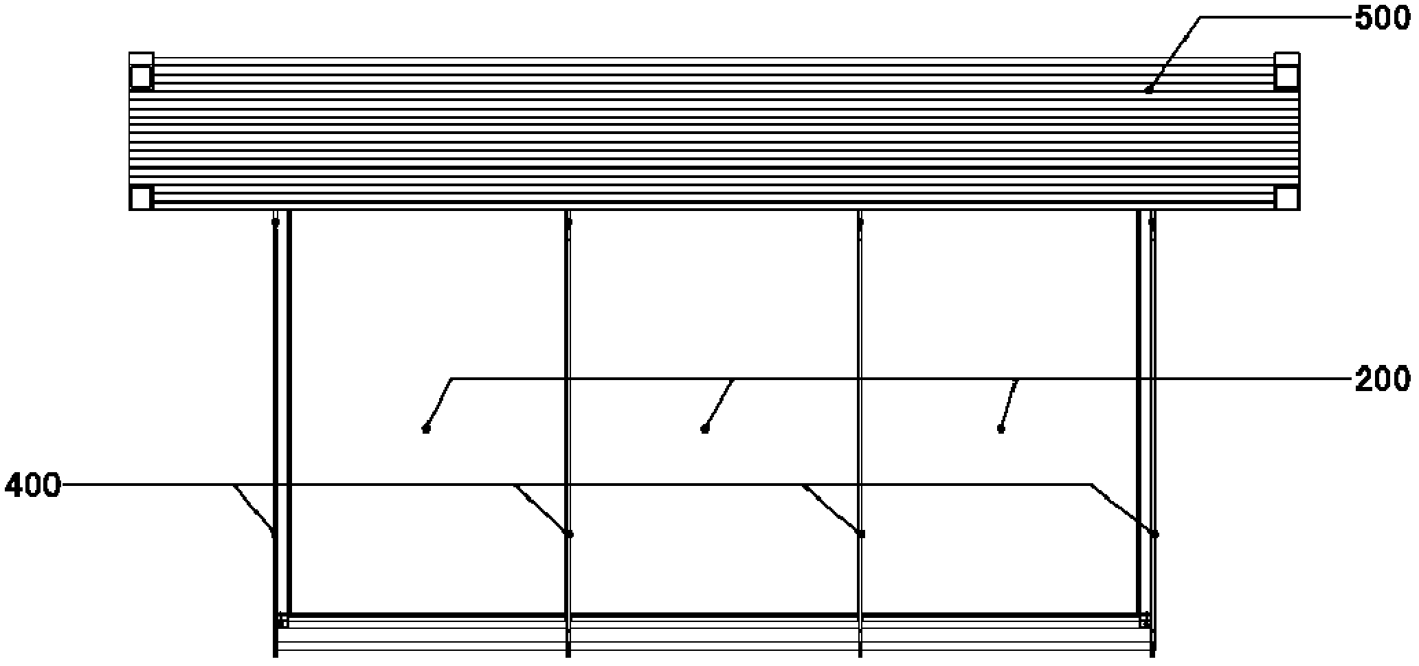 Novel vertical greening device