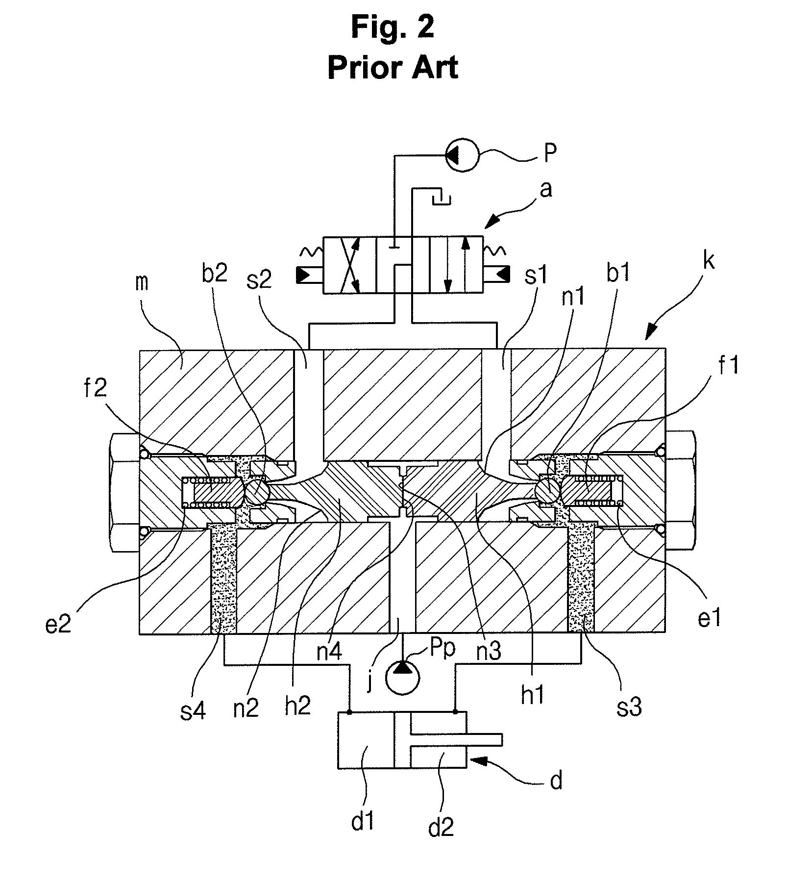 Double check valve having floating function