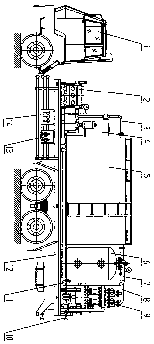 Full-automatic intelligent control well flushing vehicle and control method thereof