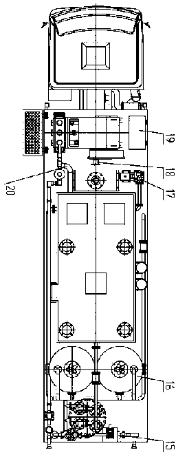 Full-automatic intelligent control well flushing vehicle and control method thereof