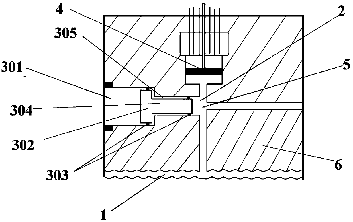 Pressure sensor with overpressure protective device