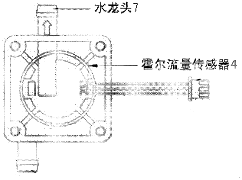 Card pulling-out prompting system in campus water room and using method thereof