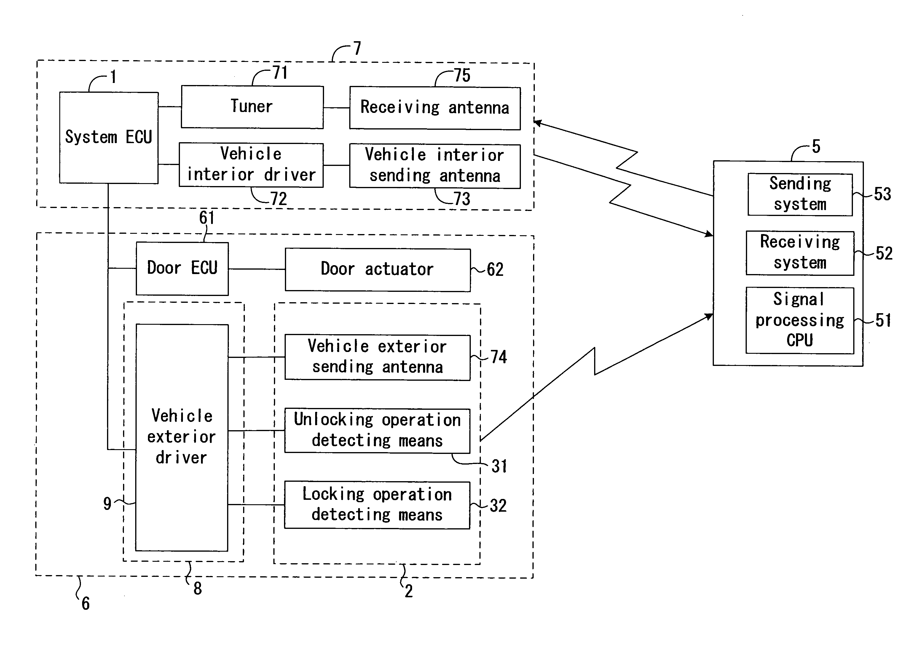 Door handle apparatus for vehicle