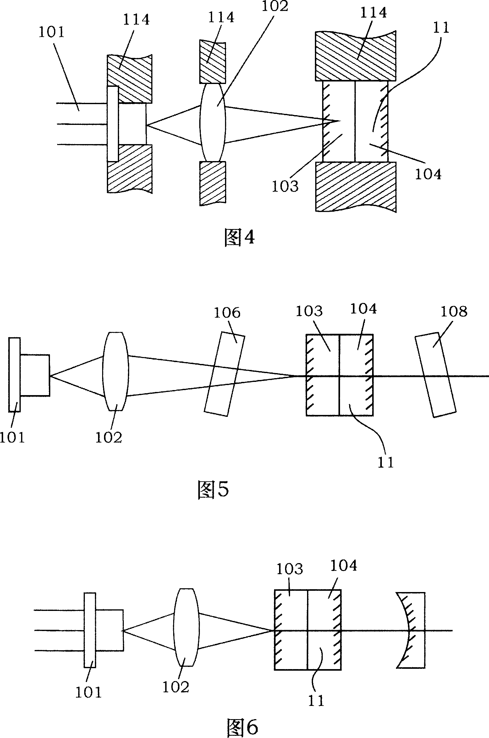 A semiconductor pump micro-slice laser