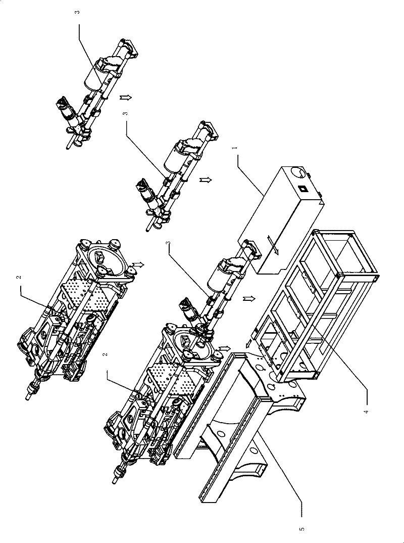 Modular injection molding machines and their collections