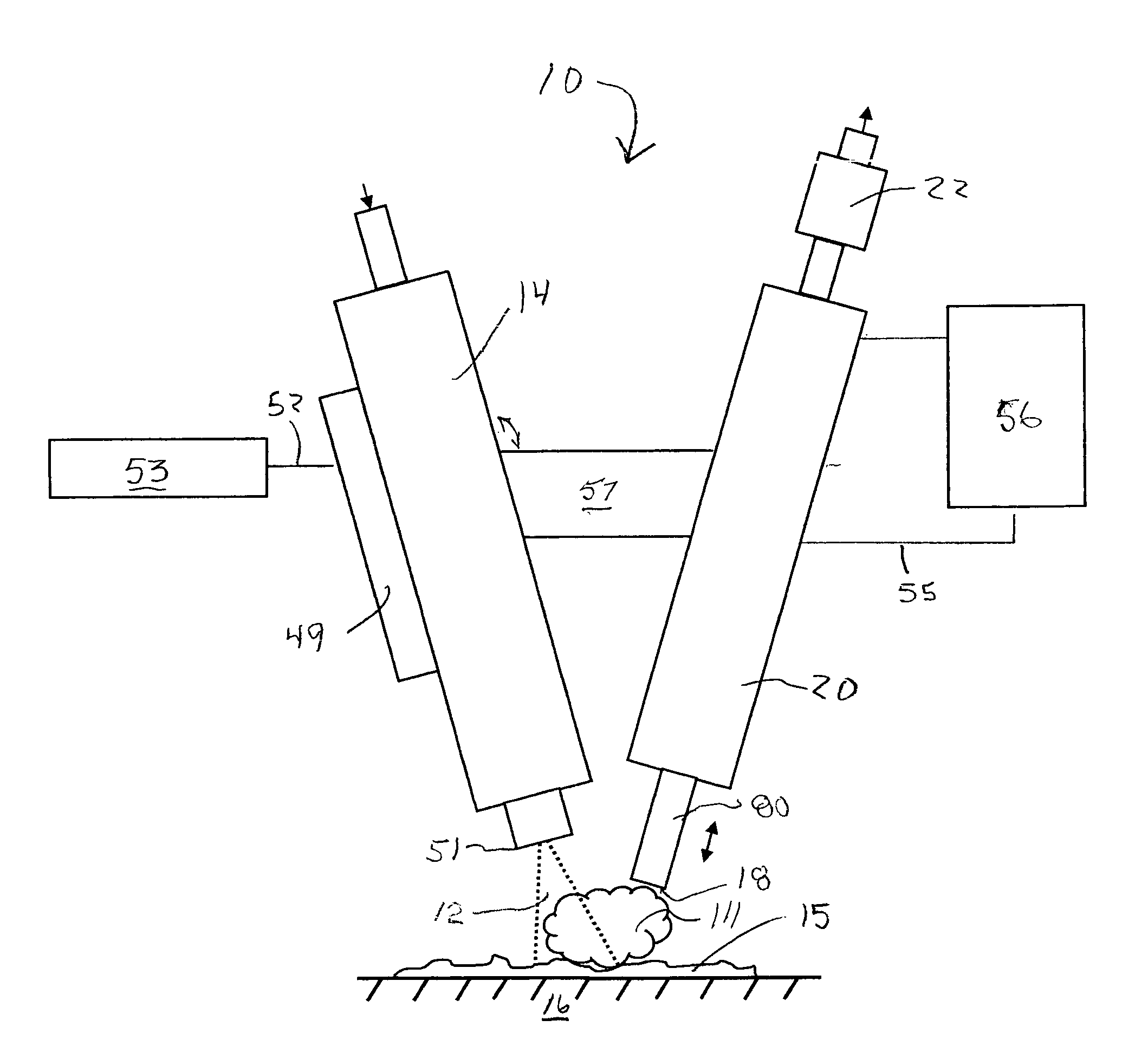 Method and device for non-contact sampling and detection