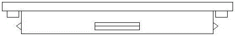 Vehicle-mounted mobile phone fixing device for back row passenger