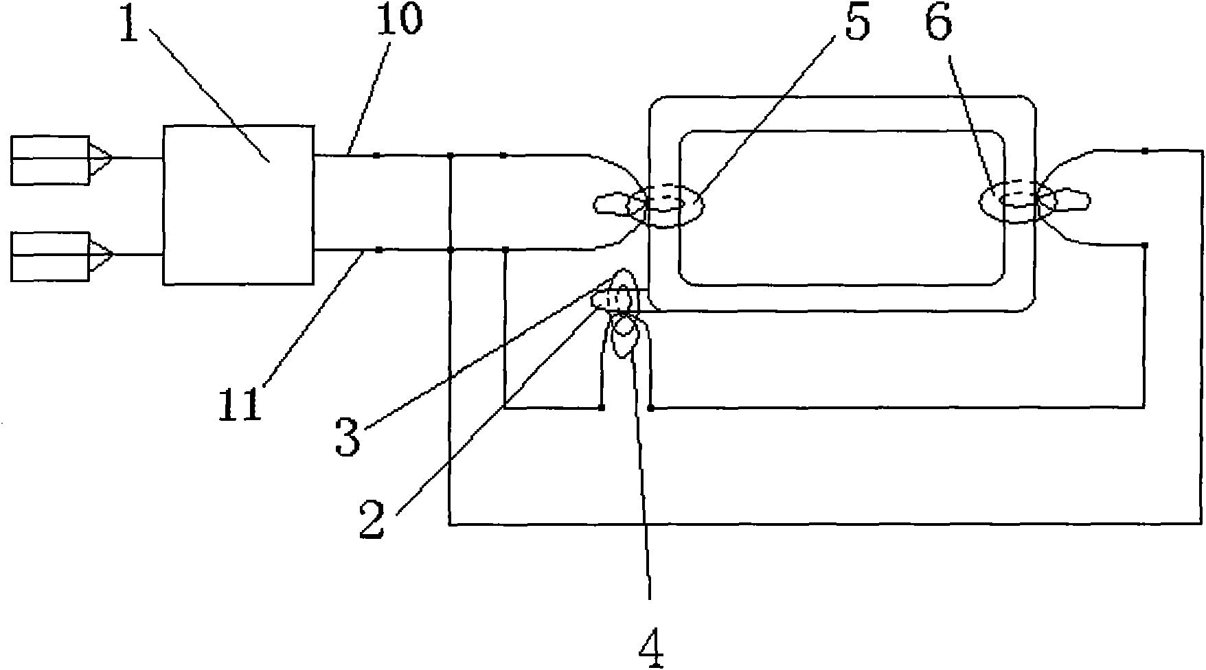 Amalgam temperature control device for electrodeless lamp