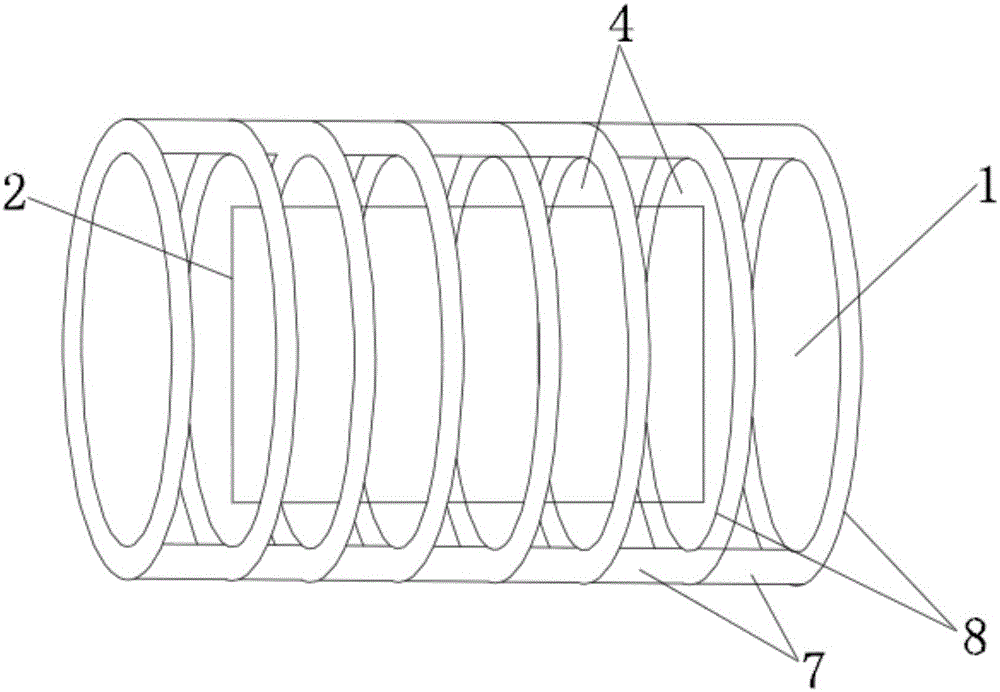 Medicine-taking slow release device for uterus, and implantation method