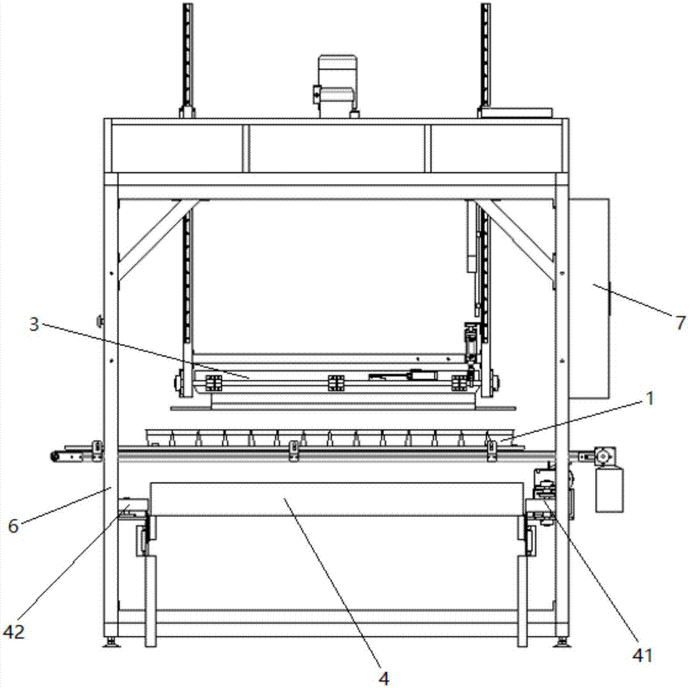 Potting fixed-distance bothway jumping-moving device